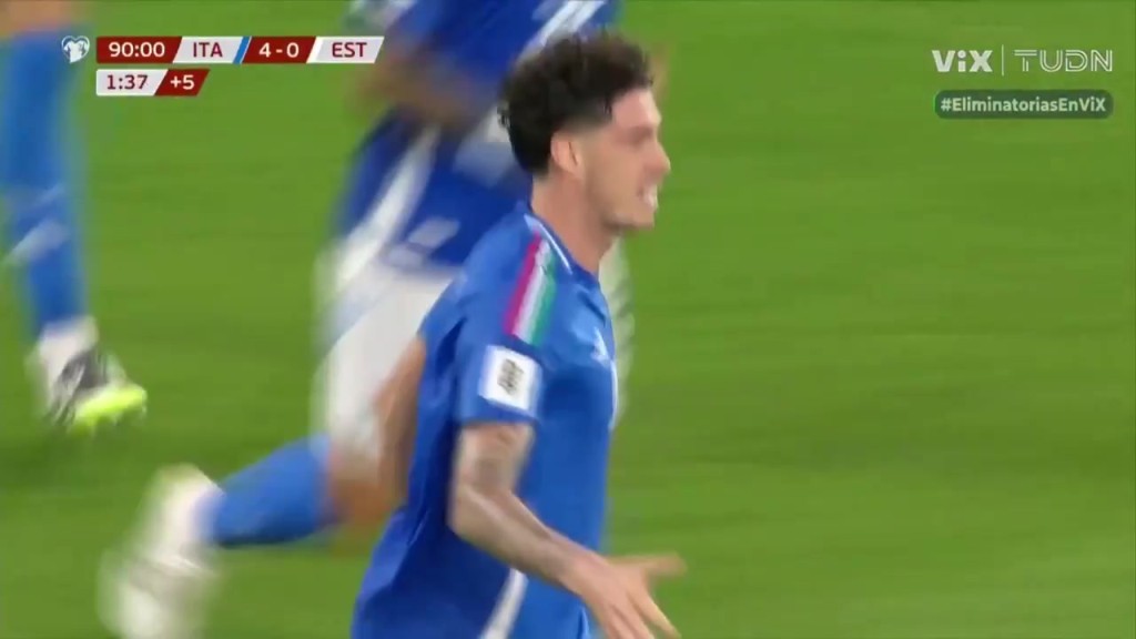 意大利5-0爱沙尼亚!拉斯帕多里传中,巴斯托尼头球破门!